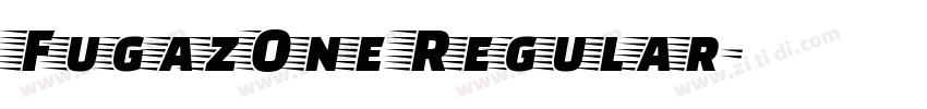 FugazOne Regular字体转换